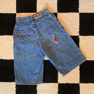 Vintage 90s MENACE Wide Leg Baggy Denim Jorts